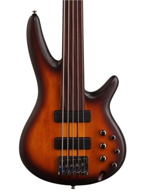 Ibanez SRF705 Portamento 5 String Fretless Bass Brown Burst